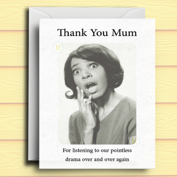 Black Mother's Day Card - Pointless Drama